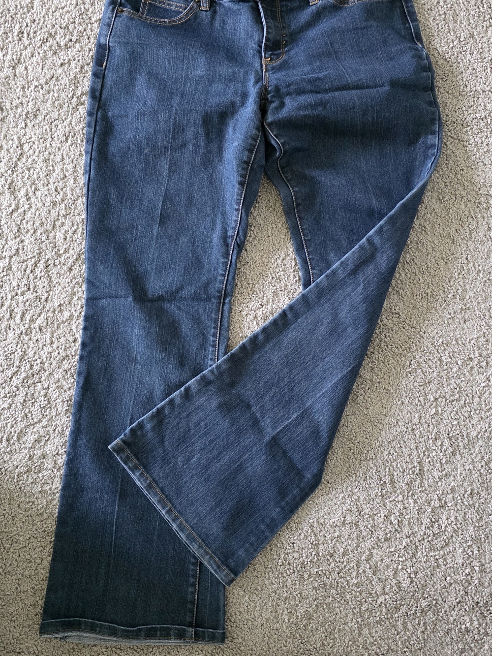 Michael Kors Women’s Light Wash Bootcut Jeans Gold Hardware Size 10
